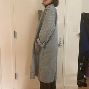 Vintage Denim Chore Coat